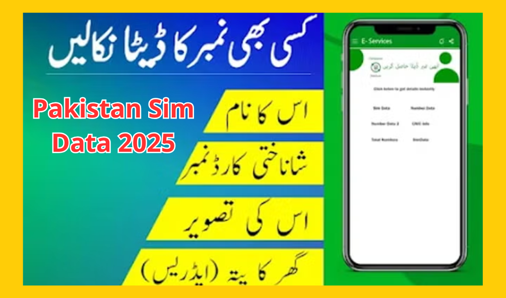 Pakistan SIM Data