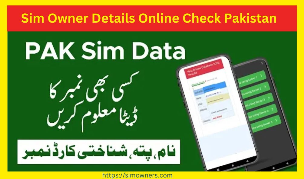 Sim Owner Details Online