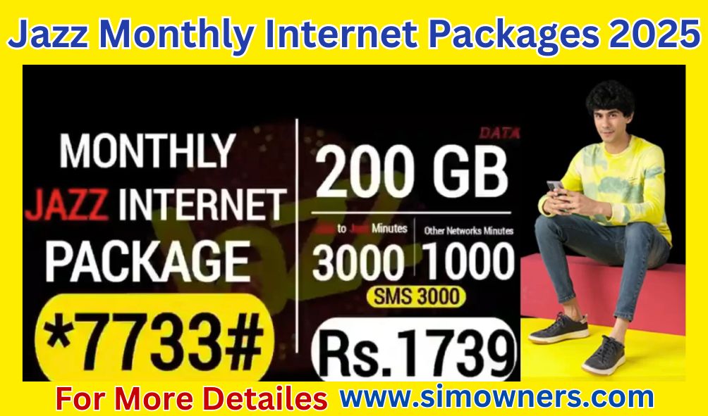 Jazz Monthly Internet Packages