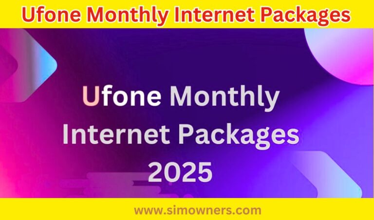 Ufone Monthly Internet Packages