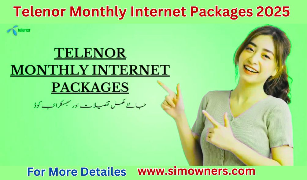 Telenor Monthly Internet Packages 2025