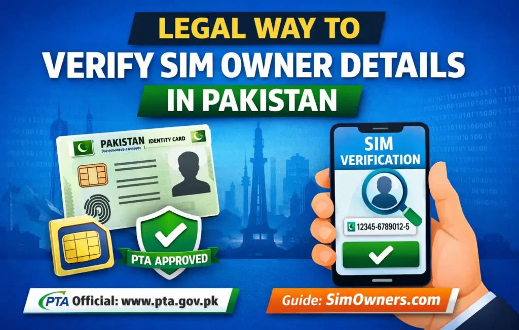 Legal Way to Verify SIM Owner Details