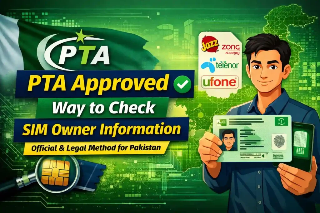 PTA Approved Way to Check SIM Owner Information – A Complete Legal Guide for Pakistan (2026)